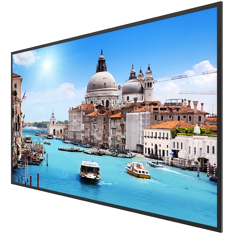 55 inch wall-mounted digital signage display